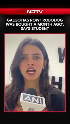 Galgotias Student Says &lsquo;Robodog Was Bought A Month Back&rsquo; Amid AI Summit Controversy