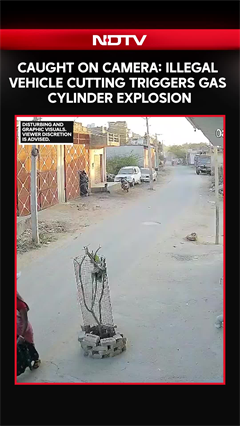 Gas Cylinder Explosion During Illegal Vehicle Cutting In Ajmer; Two Brothers Severely Burned