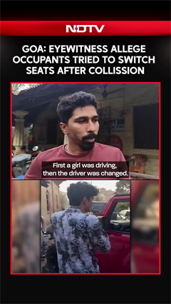 Goa Thar Crash | Eyewitness Allege Occupants Tried To Switch Seats After Collission