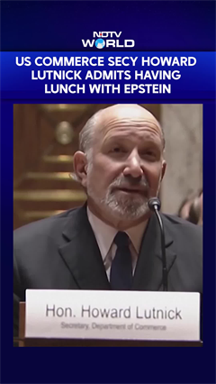 US Commerce Sec. Howard Lutnick Admits Having Lunch With Jeffrey Epstein
