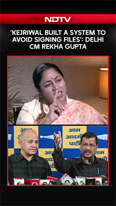 'Kejriwal Built a System to Avoid Signing Files': Rekha Gupta