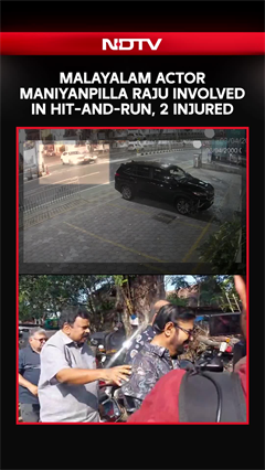 Malayalam Actor Speeds Away After Biker Falls In Crash With His Car