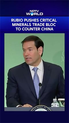 Marco Rubio Pushes For Critical Minerals Trade Bloc, To Counter China
