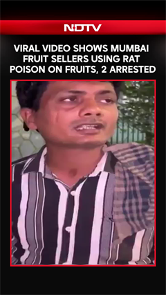 Viral Video Shows Mumbai Fruit Sellers Using Rat Poison On Fruits; Two Arrested