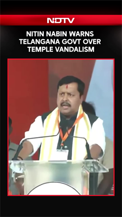 BJP Chief Nitin Nabin Warns Telangana Govt Over Temple Vandalism