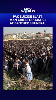 Pak Man Cries For Justice At brother's Funeral Who Was Killed In Islamabad Sucide Bomb Blast