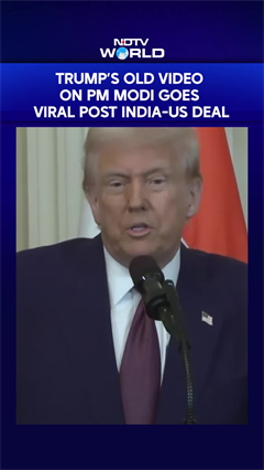 Trump&rsquo;s Old Video on PM Modi Goes Viral Post India-US Deal: "He's A Much Tougher Negotiator"
