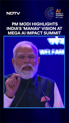 PM Highlights India's 'MANAV' Vision At Mega AI Impact Summit