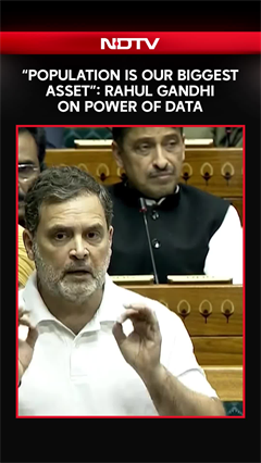 Budget Session | "Population Is Our Biggest Asset": Rahul Gandhi On Power Of Data
