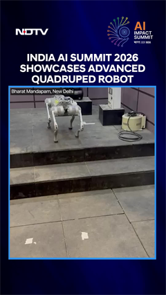 India AI Summit 2026 Showcases Advanced Quadruped Robot