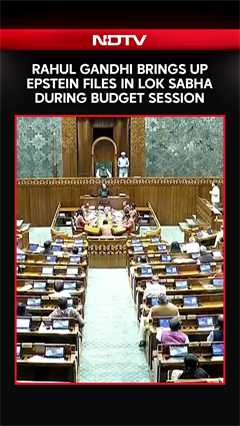 Epstein Files | Rahul Gandhi Brings Up Epstein Files In Lok Sabha During Budget Session