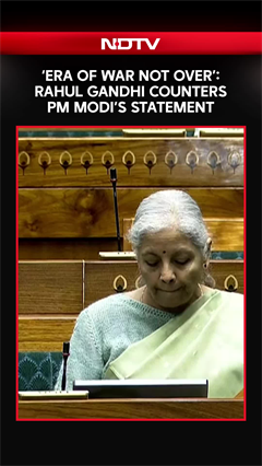 Rahul Gandhi | "Era Of War Not Over": Rahul Gandhi Counters PM Modi's Statement