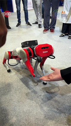 Robot Dog At AI Impact Summit 2026