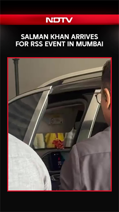 Salman Khan Arrives For RSS Event In Mumbai