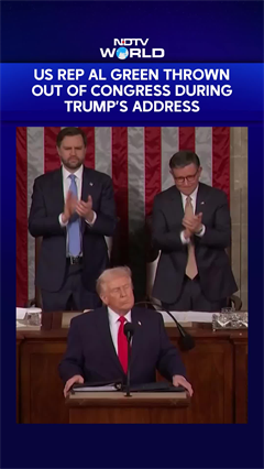 US Representative Al Green Thrown Out Of The Congress During Trump's SOTU Address