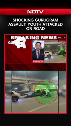 Gurugram News | Gurugram Road Rage Caught on Camera, Youth Assaulted Near Metro Station