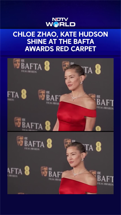 Chloe Zhao, Kate Hudson Shine At The BAFTA Awards Red Carpet In London