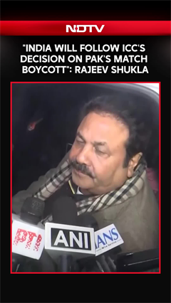 "India Will Follow ICC's Decision On Pak's Match Boycott": BCCI VP Rajeev Shukla | T20 World Cup