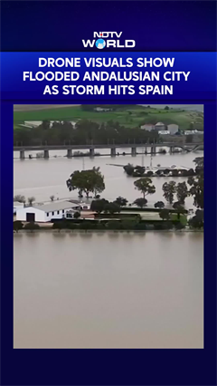 Spain Floods: Twin Storms Leonardo & Marta Wreak Havoc In Andalusia. Drone Visuals Reveal Damage