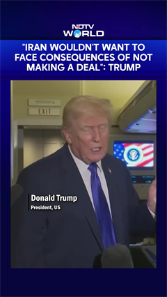 "Iran Would Not Want To Face Consequences Of Not Making A Deal": Donald Trump As Geneva Talks Happen