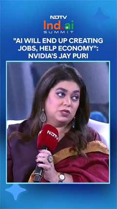 "AI Will End Up Creating Jobs": NVIDIA's Jay Puri At NDTV AI Summit
