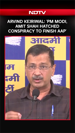 "PM, Amit Shah Hatched Conspiracy To Finish AAP": Kejriwal After Court Relief In Excise Policy Case