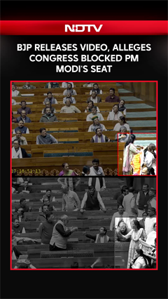 Parliament Showdown News | BJP Releases Video, Alleges Congress Blocked PM Modi's Seat