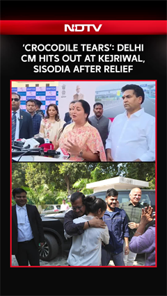 &lsquo;Crocodile Tears&rsquo;: Delhi CM Rekha Gupta Hits Out At Kejriwal, Sisodia After relief In Excise Case