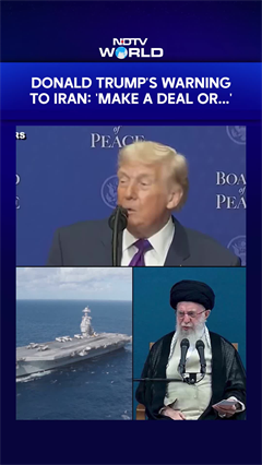 US Iran News | Donald Trump's Warning To Iran: 'Make A Deal Or...'