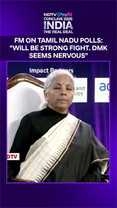 Nirmala Sitharaman On Tamil Nadu Polls: "Will Be Strong Fight. DMK Seems Nervous"