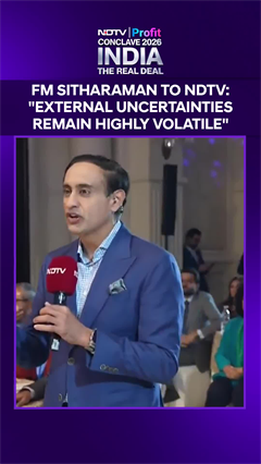 NDTV Conclave | Nirmala Sitharaman To NDTV: "External Uncertainties Remain Highly Volatile"