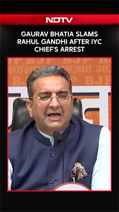 AI Protest Controversy: Gaurav Bhatia Slams Rahul Gandhi After IYC Chief's Arrest