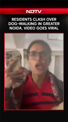 Argument Over Pet Dog Turns Ugly At Noida High-Rise, Police Probe Video