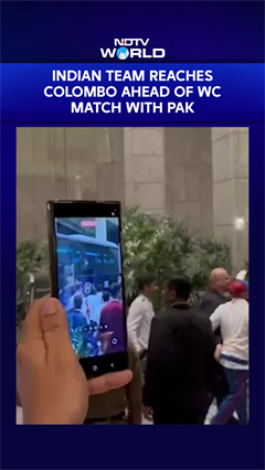 Indian Team Reaches Colombo Ahead Of World Cup Match With Pakistan