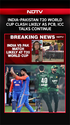 T20 World Cup News | India-Pakistan T20 World Cup Clash Likely As PCB, ICC Talks Continue