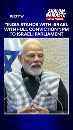PM Modi News | "India Stands With Israel With Full Conviction": PM To Israeli Parliament
