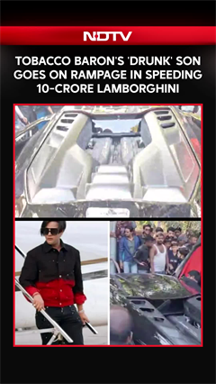 Shivam Mishra Tobacco News | Tobacco Baron's 'Drunk' Son Goes On Rampage In Speeding Lamborghini
