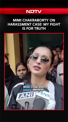 Actress And Ex-Trinamool MP Mimi Chakraborty Records Statement In Harassment Case Probe