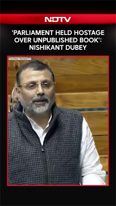 &lsquo;Parliament Held Hostage Over Unpublished Book&rsquo;: Nishikant Dubey Slams Rahul Gandhi