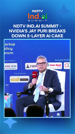 Video: NVIDIA's Jay Puri Breaks Down 5-Layer AI Cake At NDTV Ind.AI Summit