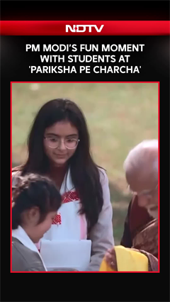 PM Modi's Fun Moment With Students At 'Pariksha Pe Charcha'