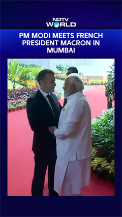 Warm Hug, Handshake & Candid Moments As PM Modi Meets Emmanuel Macron