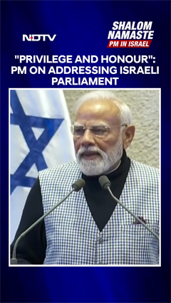 PM Modi In Israel | "Privilege And Honour": PM On Addressing Israeli Parliament