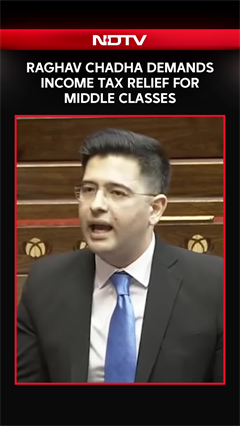 AAP MP Raghav Chadha Demands Relief In Income Tax For The Middle Classes