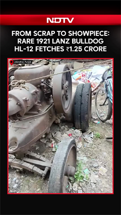 From Scrap To Showpiece: 1921 Lanz Bulldog HL-12 Sells For ₹1.25 Crore