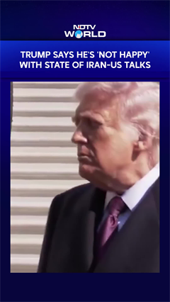 Trump Says He&rsquo;s &lsquo;Not Happy&rsquo; With Iran-US Talks As Nuclear Negotiations Stall