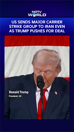 Trump Confirms Sending Second Aircraft Carrier To Iran Even While Pushing For Deal