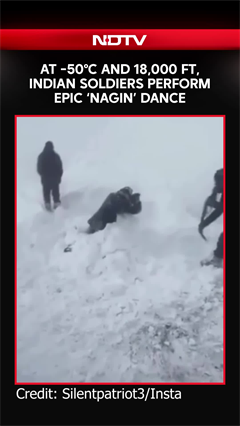 At -50&deg;C and 18,000 ft, Indian Soldiers Perform Epic &lsquo;Nagin&rsquo; Dance