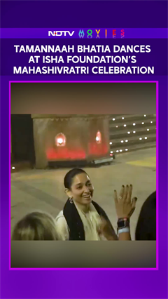 Video: Tamannaah Bhatia Dances At Isha Mahashivratri Celebration