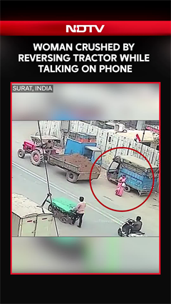 Surat Horror: Woman Crushed by Reversing Tractor While Talking on Phone